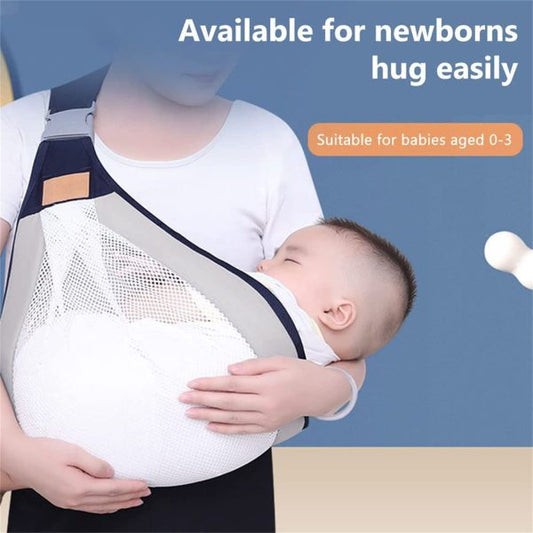 Baby Carrier, Soft Polyester Sling for Newborns with Ergonomic Support