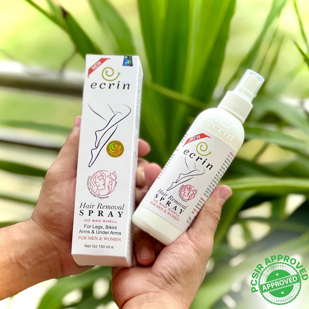 Ecrin Hair Removal Spray – Genuine & Powerful Formula for Smooth, Silky Skin