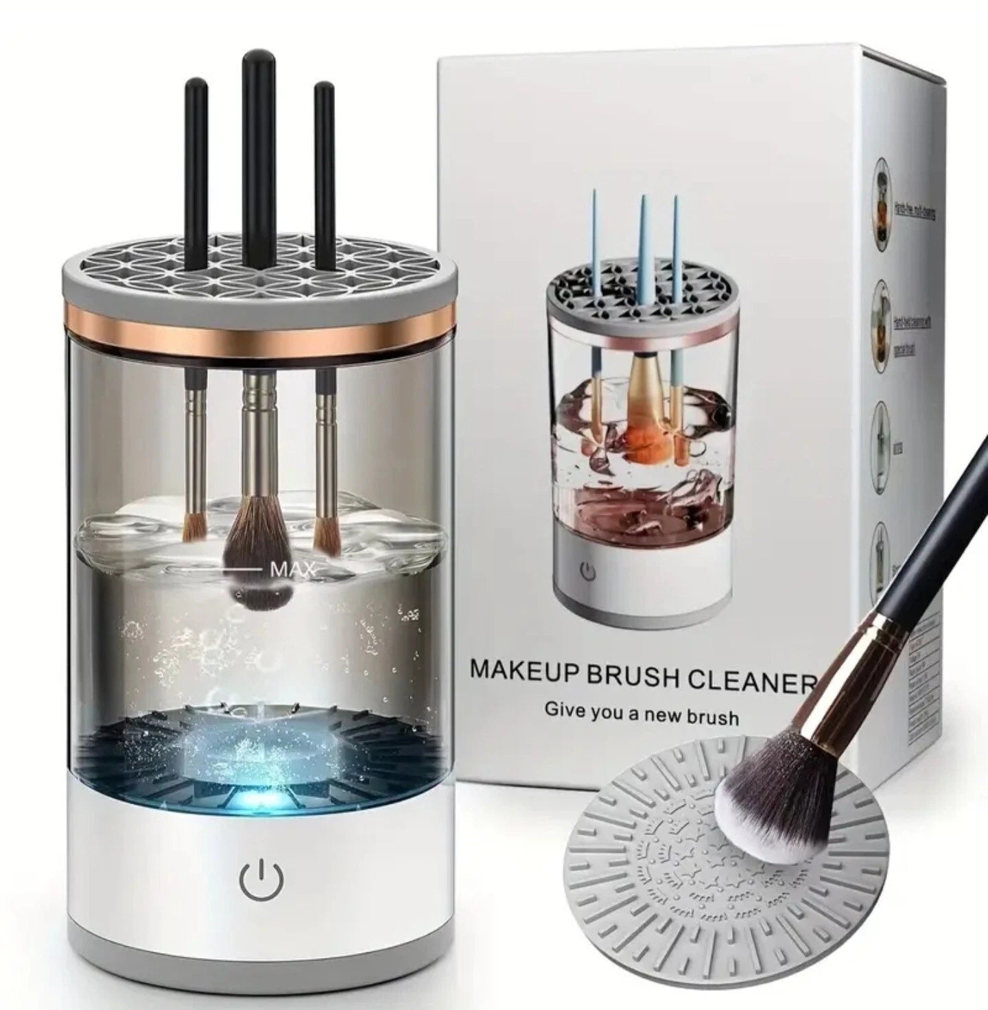 Portable Electric Makeup Brush Cleaner Machine Usb Make Up Brush Cleaner Machine