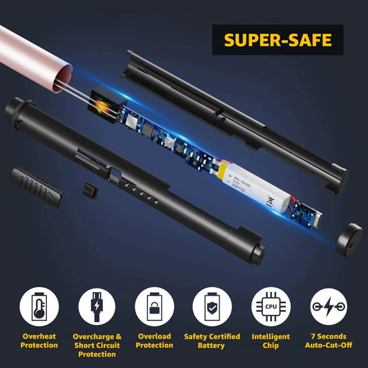 Arc Lighter With Usb Charging | Flameless Windproof | Led Battery Display | Safety Switch