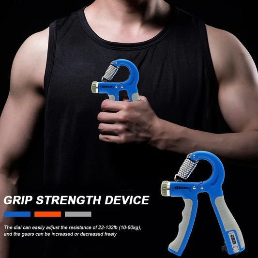 Adjustable Exerciser Hand Gripper With Counter Strengthener Adjustable Resistance