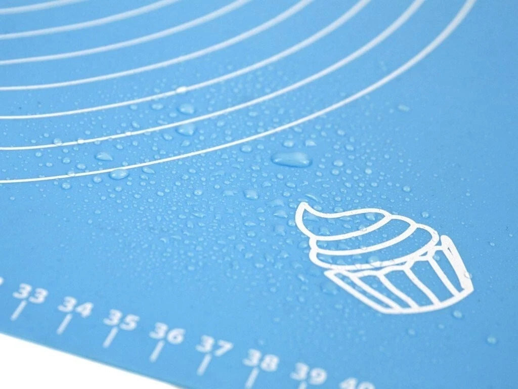 (Pack of 2)Silicone Baking Roti Mat With Measurements Heat Resistant | Non Stick Flour Rolling Mat