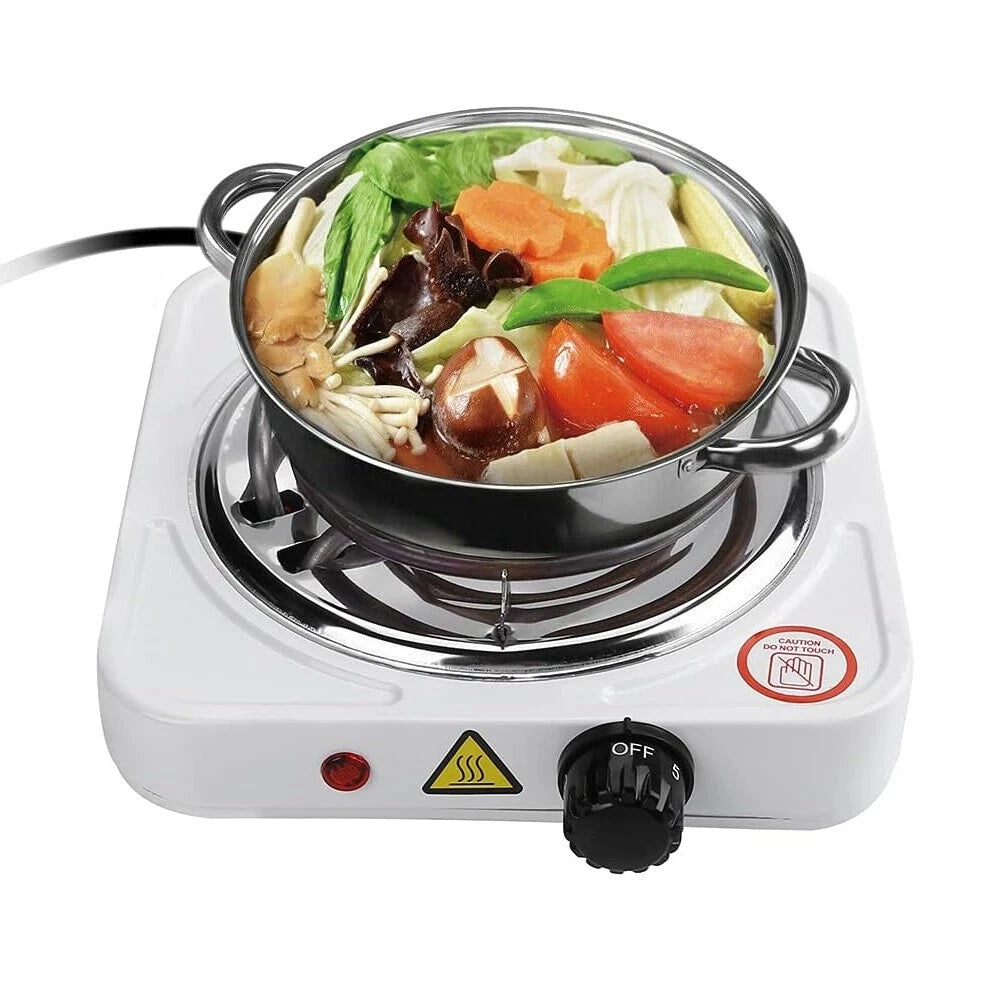 Electric Hot Plate Stove – Portable Coil Heating Cooker