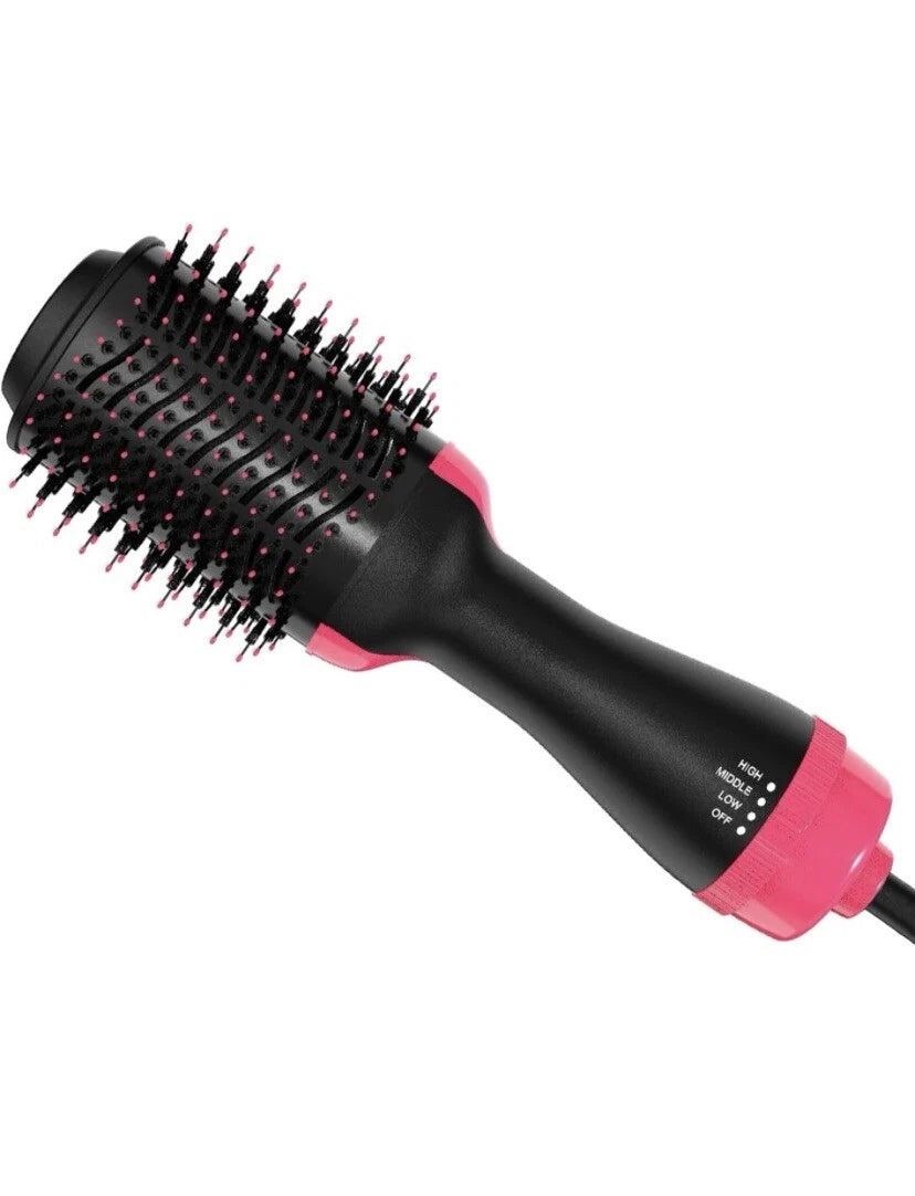 One Step 3 In 1 Hair Dryer And Volumizer / Hot Air Brush – Comb For Drying, Straightening, And Curling