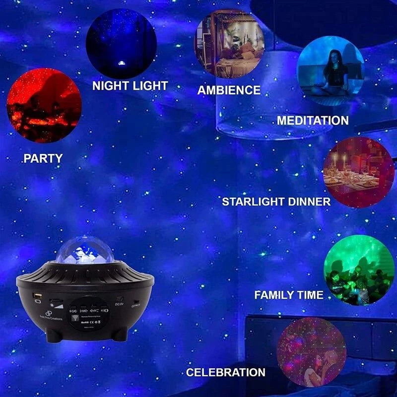 Galaxy Star Projector Lamp Led Universe | Galaxy Star Light Projector