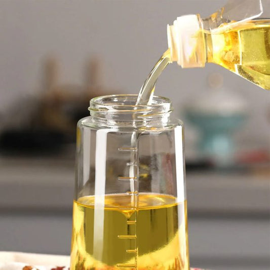 Glass Oil Bottle & Dispenser Jug Dual-purpose Oil Dispenser For Pouring And Spraying, High-pressure Sprayer