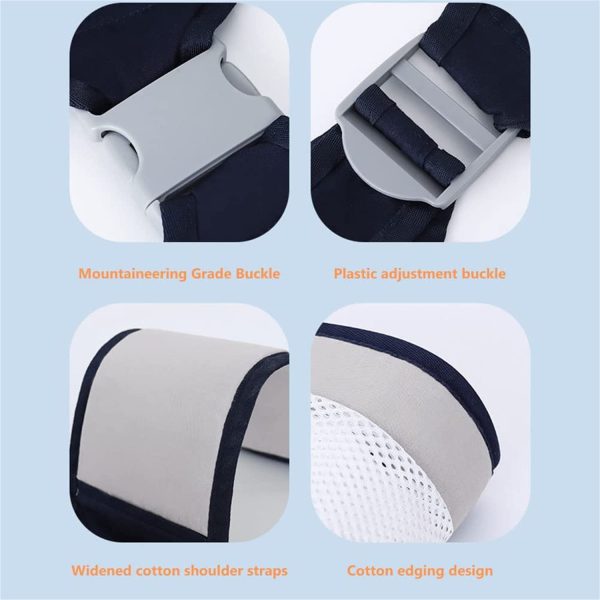 Baby Carrier, Soft Polyester Sling for Newborns with Ergonomic Support