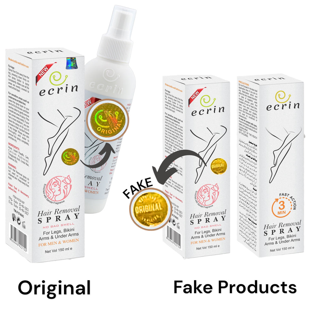 Ecrin Hair Removal Spray – Genuine & Powerful Formula for Smooth, Silky Skin