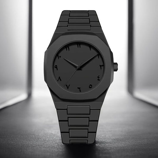 Full Black Aura Quartz Watch – Lightweight Design, , Premium Quality & Finish – Best Quality Analog Watch For Boys – Watch For Men