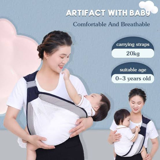 Baby Carrier, Soft Polyester Sling for Newborns with Ergonomic Support