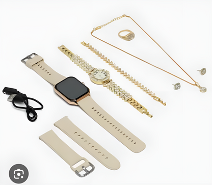 A58 Plus 6 In 1 – Smartwatch For Women | Best Quality Smart Watch For Girls |