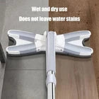 X Mop Manual Extrusion Hand-free Flat Squeeze Mop X-type Microfiber Squeezing Twist Mop Household Cleaning Tool