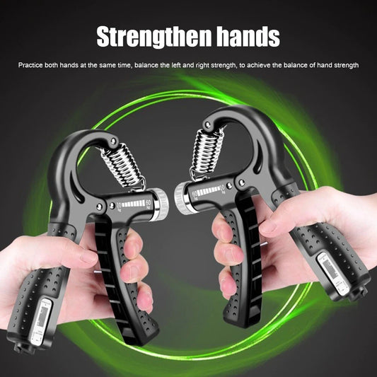 Adjustable Exerciser Hand Gripper With Counter Strengthener Adjustable Resistance