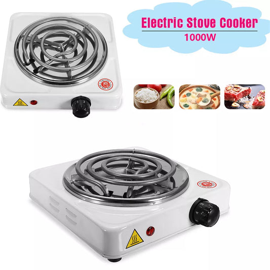 Electric Hot Plate Stove – Portable Coil Heating Cooker