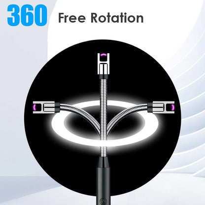 Arc Lighter With Usb Charging | Flameless Windproof | Led Battery Display | Safety Switch