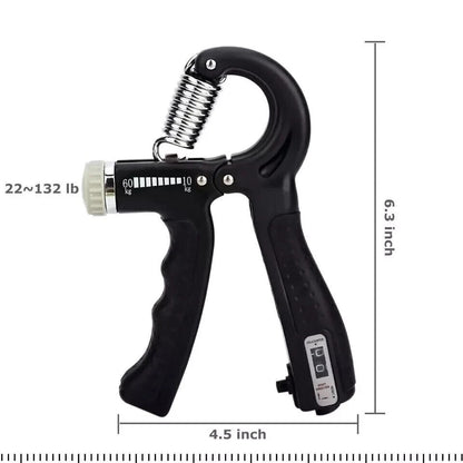 Adjustable Exerciser Hand Gripper With Counter Strengthener Adjustable Resistance
